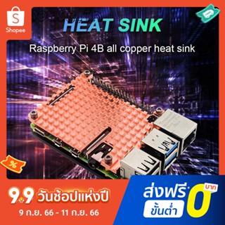 หม้อน้ําทองแดงบริสุทธิ์ สําหรับ Raspberry Pi 4B