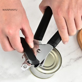 Wanpanyu ที่เปิดขวดโหล สเตนเลส ทรงกลม เปิดง่าย พร้อมด้ามจับกันลื่น หมุนได้ 360 องศา