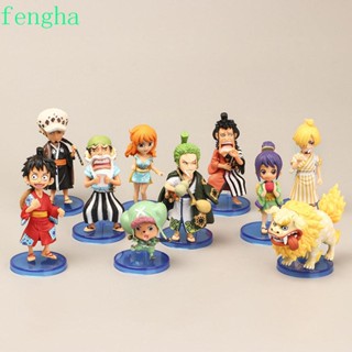 Fengha โมเดลฟิกเกอร์ PVC รูปการ์ตูนอนิเมะ Luffy Sanji Nami Chopper ของขวัญ สําหรับเก็บสะสม