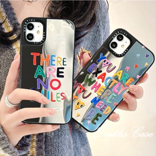 เคสโทรศัพท์มือถือ แบบนิ่ม พิมพ์ลายตัวอักษร สีรุ้ง สีสันสดใส สําหรับ IPhone 15 14 13 12 11 Pro Max X Xr Xs Max 8 7 Plus SE 2020