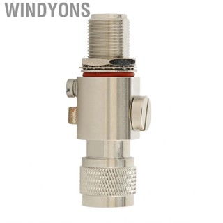 Windyons N Type Lightning Arrestor 200W DC 0MHz to 6GHz IP67  Coaxial Arrester