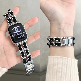 สายนาฬิกาข้อมือ สายหนัง โลหะ หรูหรา สําหรับ Redmi Watch 3 Active Smart Watch Band