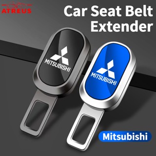 Mitsubishi หัวเข็มขัดนิรภัย แบบขยาย ชุบไฟฟ้า หัวเข็มขัดนิรภัยรถยนต์ แบบโลหะผสมสังกะสี หัวเสียบเข็มขัดนิรภัย สำหรับ Mitsubishi Xpander Cross Triton Grandis Attrage Mirage Outlander Pajero Sport ASX