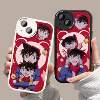 เคสโทรศัพท์มือถือ หนังแกะ ซิลิโคนนิ่ม กันกระแทก ลายการ์ตูนโคนัน สําหรับ vivo X80 70 60 50 30 27 23 21 pro Xiaolan iqoo 9 7 8 U3 Z5X U1 Z1X NEO