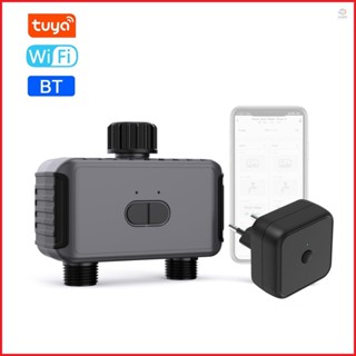 Convenient Tuya Wifi BT Gardening Automatic Irrigation Water Timer for Easy Garden Maintenance