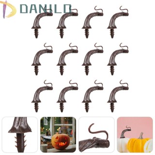 Danilo ก้านฟักทองปลอม ด้ามจับพลาสติก ทนทาน สําหรับตกแต่งบ้าน ปาร์ตี้ 24 ชิ้น