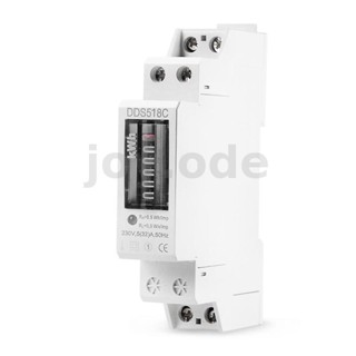 Dds518c เครื่องวัดพลังงานไฟฟ้า เฟสเดียว ดิจิทัล kWh 5-32A 230V