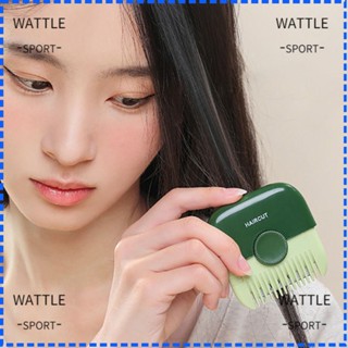 Wattle 2 in 1 ใบมีดตัดผมหน้าม้า ปรับได้ ออกแบบพิเศษ แบบเปลี่ยน สําหรับผู้หญิง 1 ชิ้น