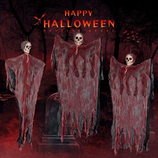 Halloween_ จี้ผีแขวน เสมือนจริง สําหรับตกแต่งบ้านผีสิง ปาร์ตี้ฮาโลวีน