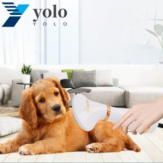 Yolo เครื่องเป่าขนสุนัข ABS ปรับอุณหภูมิได้ เสียงเบา กันฝุ่น สีทอง สีเขียว สําหรับสัตว์เลี้ยง สุนัข แมว