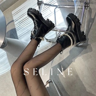 SELINE แฟชั่นรองเท้า บูท รองเท้าบูทยาว ไซส์ใหญ่ รองเท้า boots วิจิตร หรู เป็นตัวของตัวเอง คุณภาพสูง B92F07R37Z230912