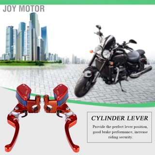 JOY Motor คู่ 22mm CNC รถจักรยานยนต์เบรคไฮดรอลิกปั๊มคลัทช์กระบอกสูบหลักปรับได้