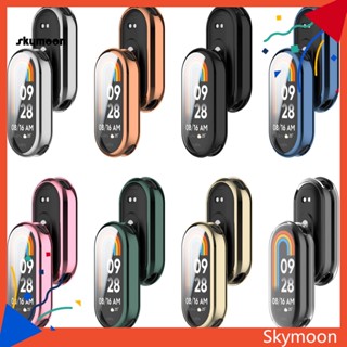 Skym* เคสป้องกันหน้าจอ แบบเต็มจอ ป้องกันรอยขีดข่วน และกันกระแทก สําหรับ Xiaomi Mi Band 8