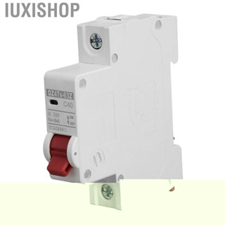 Iuxishop Circuit Breaker 1P DC 250V MCB 40A DIN Rail Mount Protection Switch 6000A Breaking