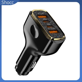 Shocc ที่ชาร์จ USB 80W ไฟ LED 2 พอร์ต USB A 2 พอร์ต สําหรับแท็บเล็ต โดรน สมาร์ทโฟน