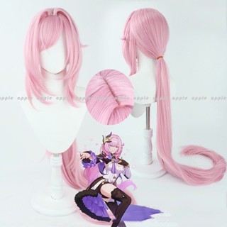 Game Honkai: วิกผมคอสเพลย์ Star Rail Elysia สีชมพู ทนความร้อน สําหรับผู้หญิง
