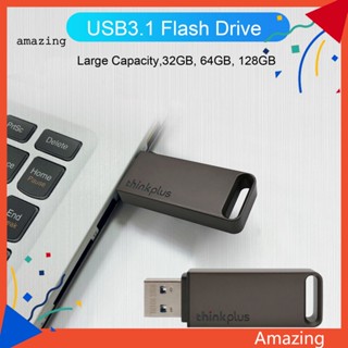 [AM] Thinkplus TU100 แฟลชไดรฟ์ USB31 ความจุเยอะ ความเร็วสูง ร้อนเร็ว ติดทนนาน สําหรับ Ph