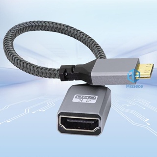 สายเคเบิล HDMI V2.0 มุมฉาก ขนาดเล็ก 20 ซม. สะดวกสบาย [Misse.Th]