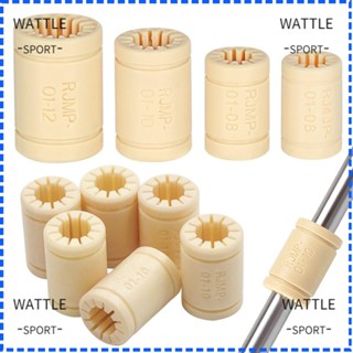 Wattle เพลาลูกปืนเชิงเส้น พลาสติก โพลิเมอร์ กันฝุ่น DIY สําหรับเครื่องพิมพ์ RJMP-01 RJ4JP-01 RJMP-01-10 1 ชิ้น