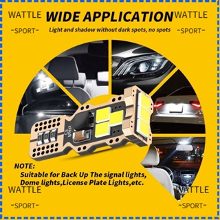 Wattle ไฟเบรกรถยนต์ LED W16W T15 9SMD 3030 อุปกรณ์เสริม สําหรับรถยนต์