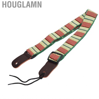 Houglamn Guitar Strap  Simple Installation Guitars Belt Present Nylon PU Lightweight Adjustable for Playing