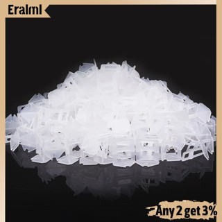 Eralml 100 ชิ้น / เซต แคลมป์กระเบื้อง ระบบปรับระดับกระเบื้อง ชุดกระเบื้อง ปูพื้น ผนัง เครื่องมือก่อสร้าง