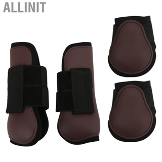 Allinit 4pcs Farm Horse Leg Boots Support Boot Protection Equestrian NEW