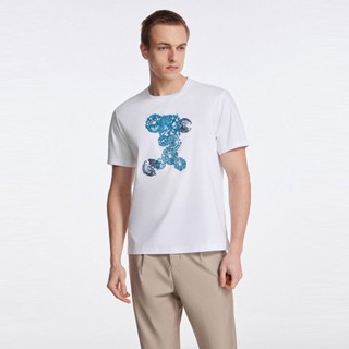 G2000 เสื้อยืดผู้ชาย ทรงใส่สบาย รุ่น 3114008400 WHITE