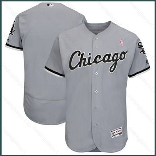 เสื้อคาร์ดิแกน เสื้อกีฬาเบสบอล ทรงหลวม ลาย MLB รุ่น Chicago White Sox สไตล์คลาสสิก พลัสไซซ์ สําหรับผู้ชาย และผู้หญิง