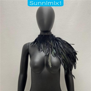 [Sunnimix1] ผ้าคลุมไหล่ ขนนก สําหรับปาร์ตี้ค็อกเทล คอสเพลย์