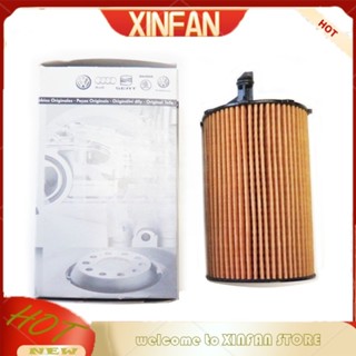 Xinfan ไส้กรองน้ํามันเครื่อง สําหรับ (ดีเซล) AUDI A8 A4 A5 Q7 A6 A7 PORSCHE Panamera Cayenne Macan 059115561D