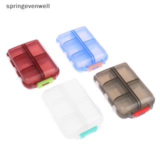 [springevenwell] กล่องเก็บยา รายสัปดาห์ ขนาดเล็ก สําหรับเดินทาง พร้อมส่ง