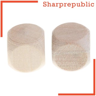 [Sharprepublic] ลูกเต๋าเปล่า D6 หกด้าน ขนาด 16 มม. Diy 50 ชิ้น ต่อชุด 16 มม.