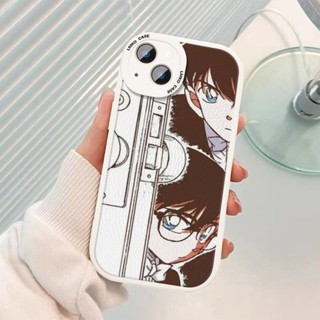 เคสโทรศัพท์มือถือหนังแกะ ซิลิโคนนุ่ม กันกระแทก ลายการ์ตูนโคนัน ชินิจิ สําหรับ vivo iqoo 10 NEO7 6SE 5 3 Z3I V11I Z1