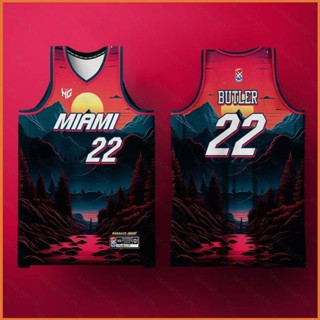 เสื้อกีฬาบาสเก็ตบอล ขนาดใหญ่ ลายทีม fb Butler Jersey Concept Miami Sun Forest สําหรับผู้ชาย และผู้หญิง