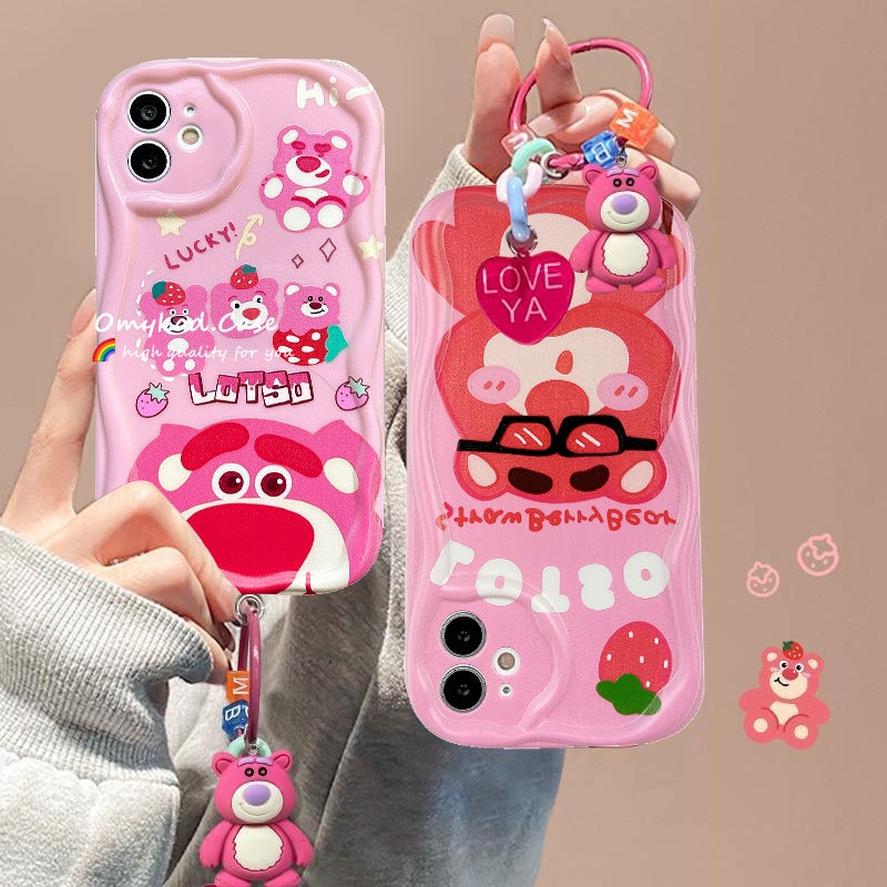 🌈Ready Stock 🏆OPPO Reno 7 6 5 Pro Reno 9 8 Pro OPPO A1 Pro 5G OPPP F11 F9 Cute Glasses Bear Phone Ca