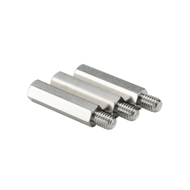 [WDY] M6/M8 สแตนเลสสตั๊ด Single-Head Hexagonal การเชื่อมต่อคอลัมน์แชสซีเมนบอร์ดการเชื่อมต่อคอลัมน์ทอ