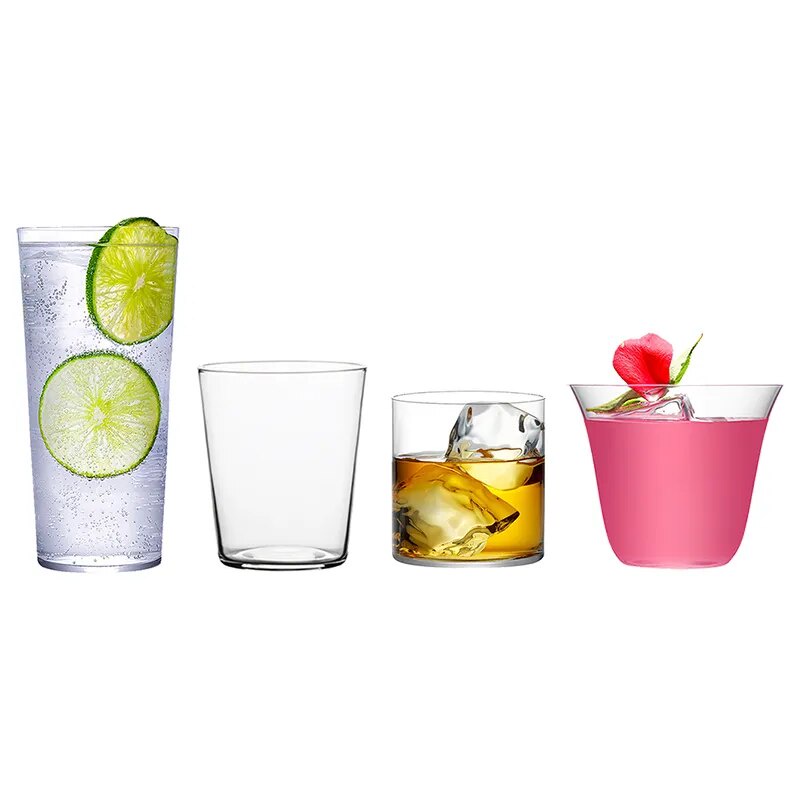 Ultra Light Water Glass Cup, Juice Glasses Collins Glass Cocktail Glass