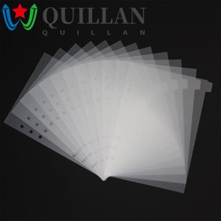 Quillan สติกเกอร์ PVC แบบใส ขนาด A5 A6 สําหรับสมุดโน้ต คั่นหน้าหนังสือ