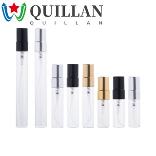 Quillan ขวดสเปรย์น้ําหอม 3 มล. 5 มล. 10 มล. สีทอง สีเงิน สําหรับเด็กผู้หญิง