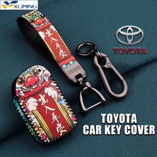 เคสรีโมทกุญแจรถยนต์ 2/3 ปุ่ม สําหรับ Toyota Vios 2014-2018