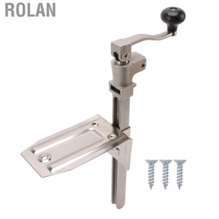Rolan Can Opener Desktop Mounted Small Heavy Duty W/Screw In Base Iron&amp;Steel Op US