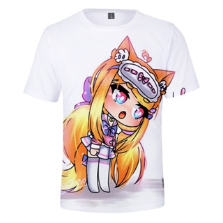 เสื้อยืด พิมพ์ลายเกม Gacha Life น่ารัก สไตล์ฮาราจูกุ คลาสสิก