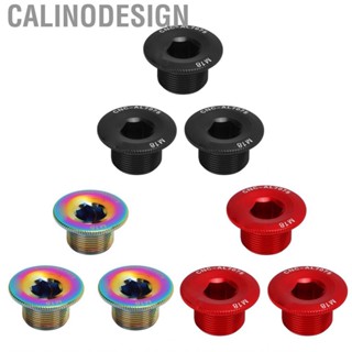 Calinodesign 3Pcs M18 Mountain Bike Tooth  Crank Screw Crankset Cover Fitting BS