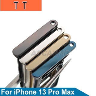  ช่องใส่ซิมการ์ด แบบเดี่ยว และคู่ แบบเปลี่ยน สําหรับ iPhone 13 PRO Max