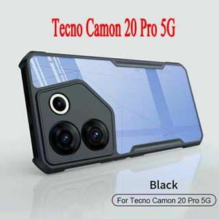 เคสโทรศัพท์ อะคริลิค TPU นิ่ม แบบใส กันกระแทก สําหรับ Tecno Camon 20 Pro 5G 4G