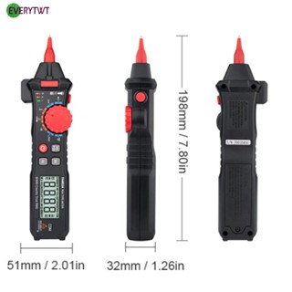 Ta802a/b 6000 ปากกามัลติมิเตอร์ดิจิทัล ช่วงอัตโนมัติ Ncv ตรวจจับ Dc/Ac