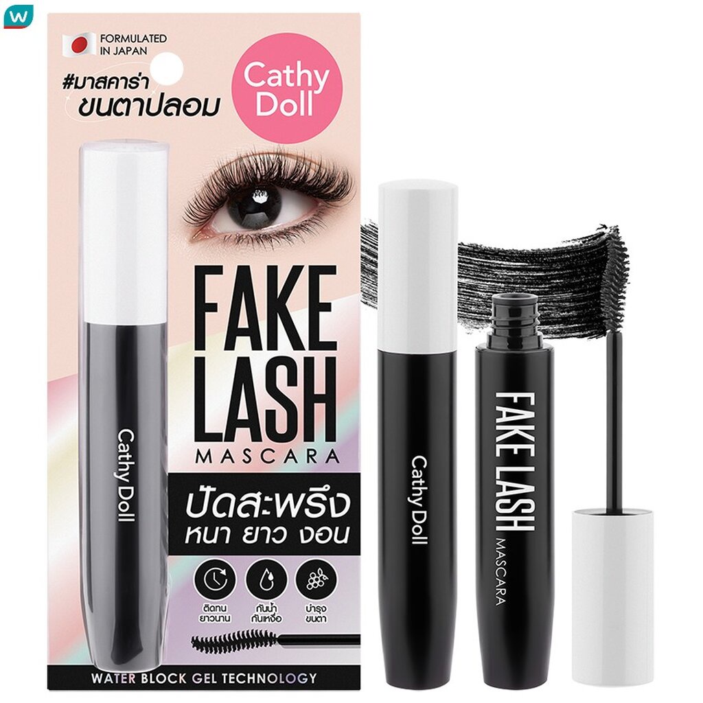 Cathy Doll เคที่ดอลล์ เฟค แลช มาสคาร่า 6ก ดำ