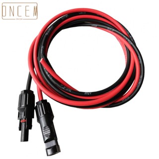 【ONCEMOREAGAIN】Solar Extension Cable Wire Black+Red 12AWG(2mm²) with Female and Male Connector