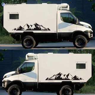 Jen สติกเกอร์ ลายกราฟฟิค 2 ชิ้น สําหรับติดตกแต่งรถยนต์ SUV RV Camper Off Road Mountain